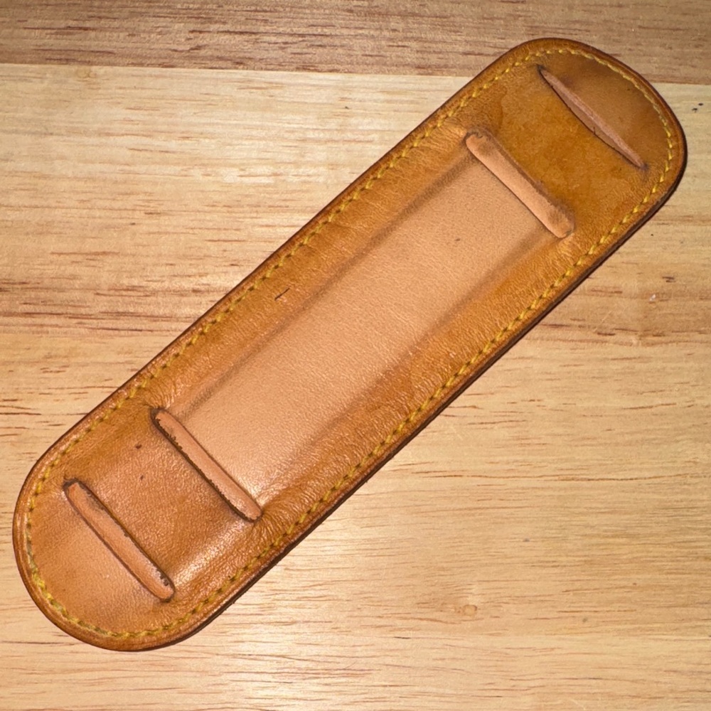 Louis Vuitton vachetta leather shoulder pad